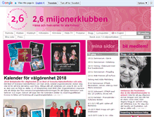 Tablet Screenshot of 2.6miljonerklubben.com